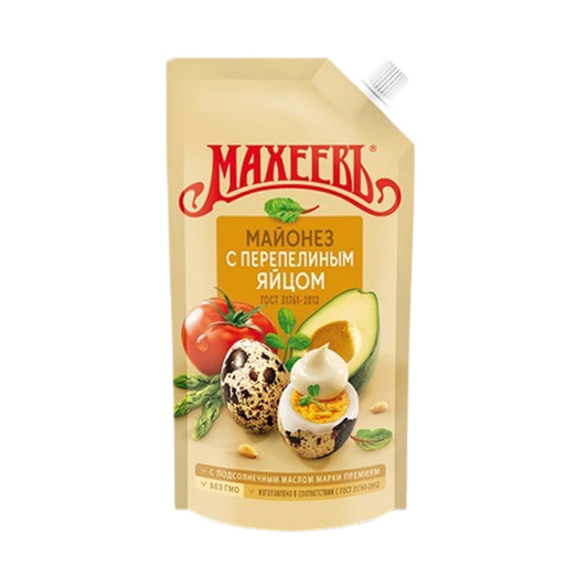 Mayonnaise with quail egg GOST 50.5%. Maheev 800g