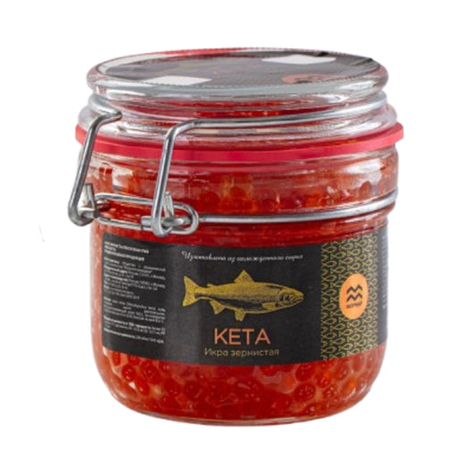 Red chum salmon caviar granular Mormer 230g.