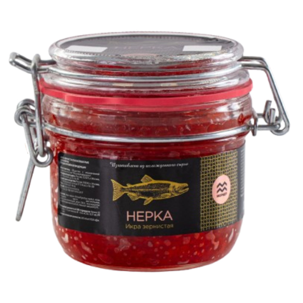 Икра красная нерки зернистая Мормер 230г.