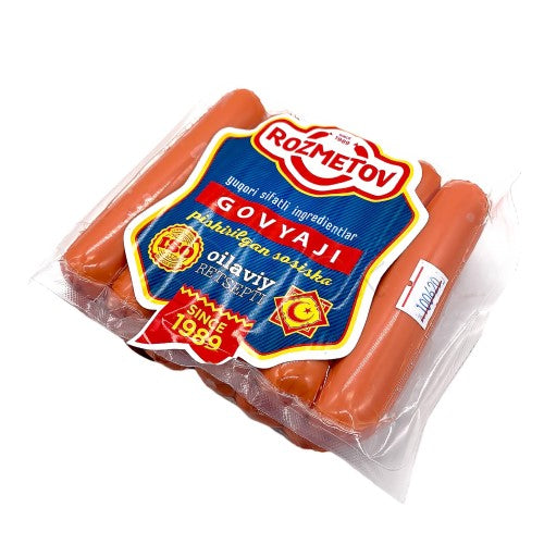 картинка Сосиски "Говяжьи" Халяль "Rozmetov" (Узбекистан) 400г – Prostor.ae