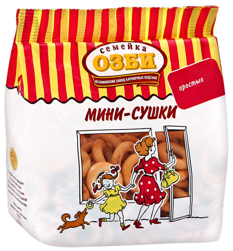 картинка Сушки Мини простые "Семейка Озби" 150г – Prostor.ae