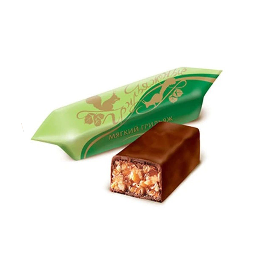 Candies "Grilyazh" with chocolate glaze RotFront 200g.