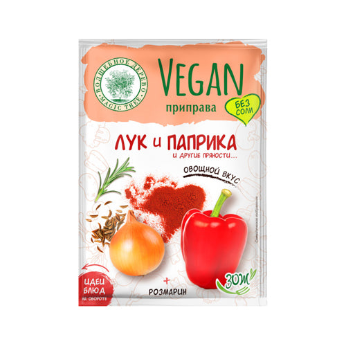 картинка Приправа "Vegan. Лук и паприка". Волшебное дерево 22г – Prostor.ae