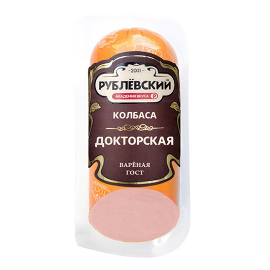 Колбаса вареная "Докторская"  ГОСТ. Рублёвский 400 г