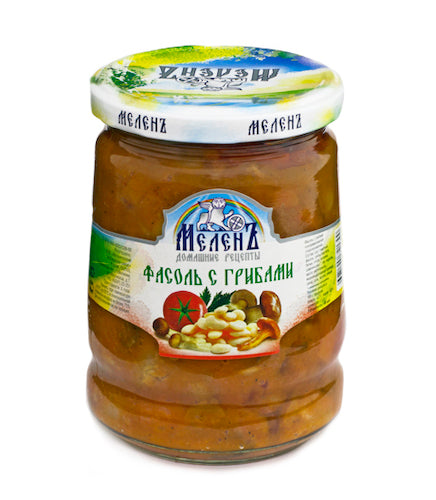 картинка Фасоль с грибами Мелен 550г – Prostor.ae