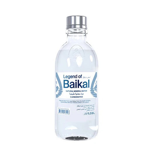 Mineral water carbonated glass Legend of Baikal 330ml.