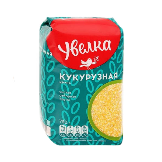 Corn grits selected Uvelka 750g.