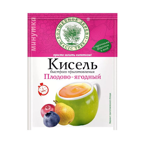 картинка Кисель быстрого приготовления "Плодово-ягодный". Волшебное дерево 30г – Prostor.ae