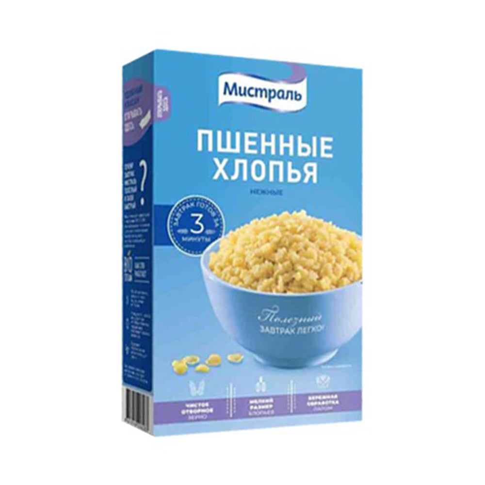 Хлопья пшенные нежные Мистраль 400г.