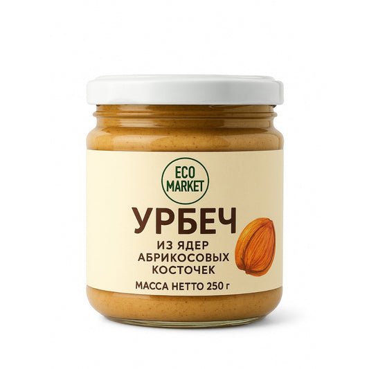 Урбеч (паста) из абрикосовой косточки. Дидо Сила Кавказа 250 г