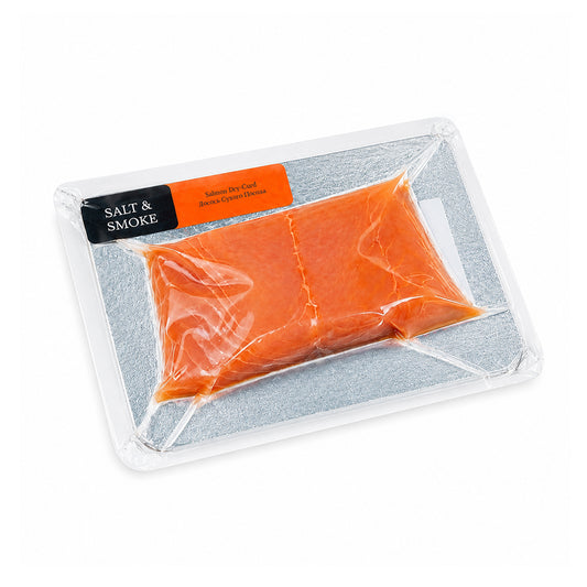 Dry-cured salmon, loose, vacuum-packed (UAE)≈200g.