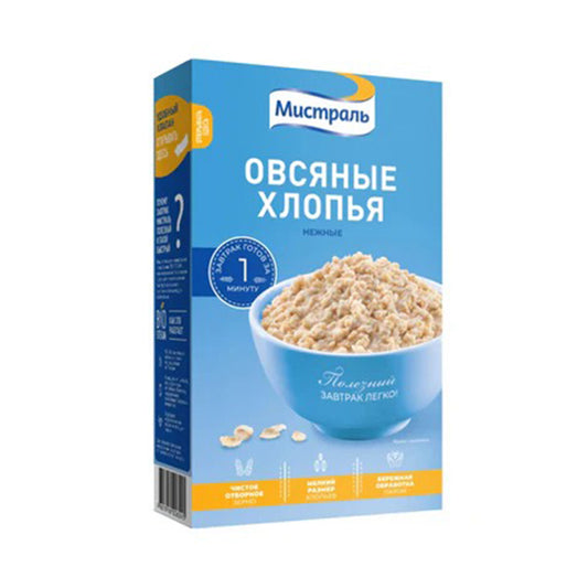 Хлопья овсяные нежные. Мистраль 400 г