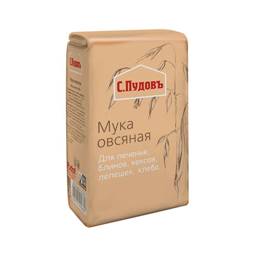картинка Мука овсяная. С.Пудовъ 400г – Prostor.ae