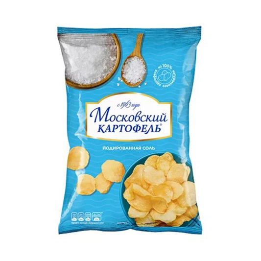 Чипсы со вкусом йодированной соли Московский картофель 60г.
