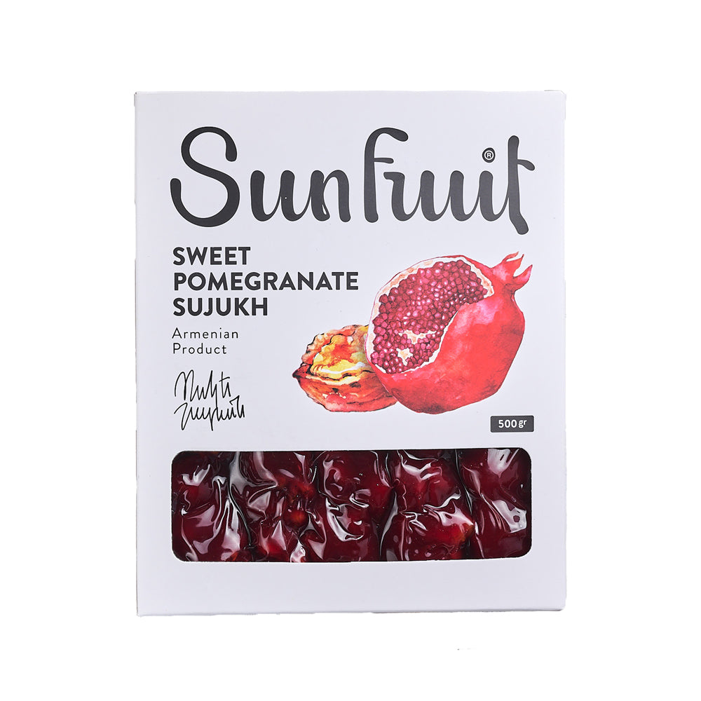 Чурчхела гранатовая с грецким орехом. Sunfruit 500 г.