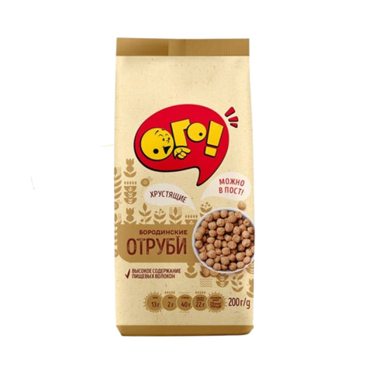 Rye bran "Borodinskie" extruded Ogo! 200g.