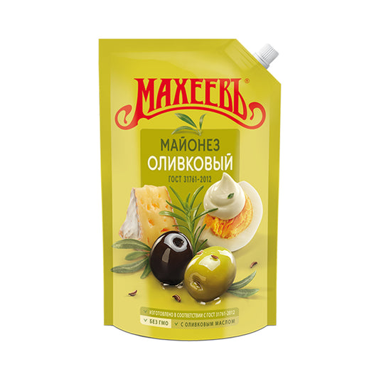 Olive Mayonnaise "Maheev" GOST 67% 200ml