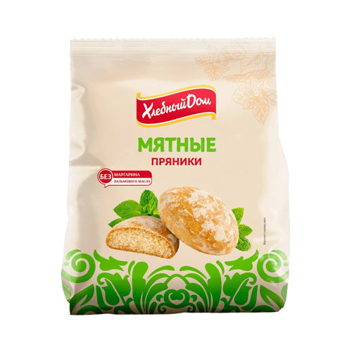 картинка Пряники &quot;Мятные&quot;. Хлебный дом 300г – Prostor.ae