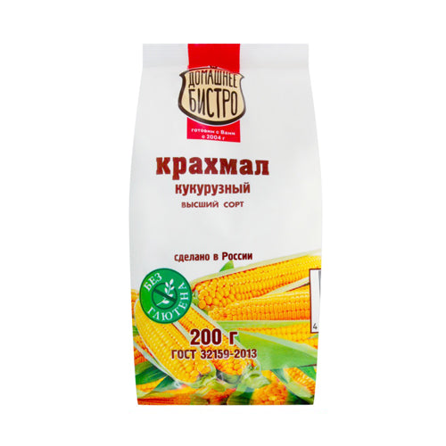 картинка Кукурузный крахмал (Высший сорт). &quot;Домашнее бистро&quot; 200г – Prostor.ae