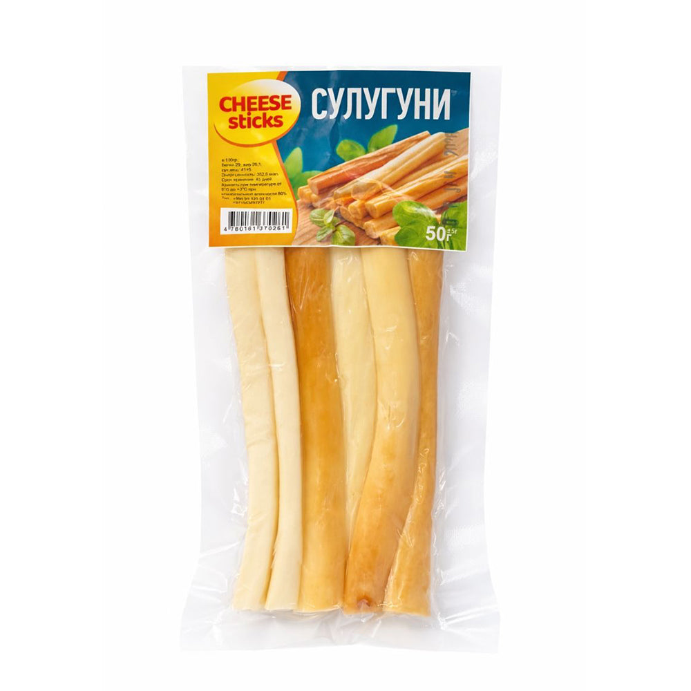 Сыр "Сулугуни" палочки Cheese sticks 50г.
