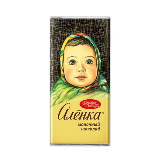 Milk Chocolate "Alenka" Krasny Oktyabr 40g.
