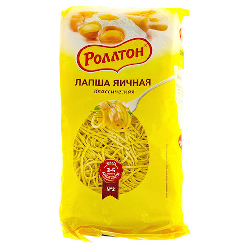 картинка Лапша яичная "классическая" Роллтон 400г – Prostor.ae