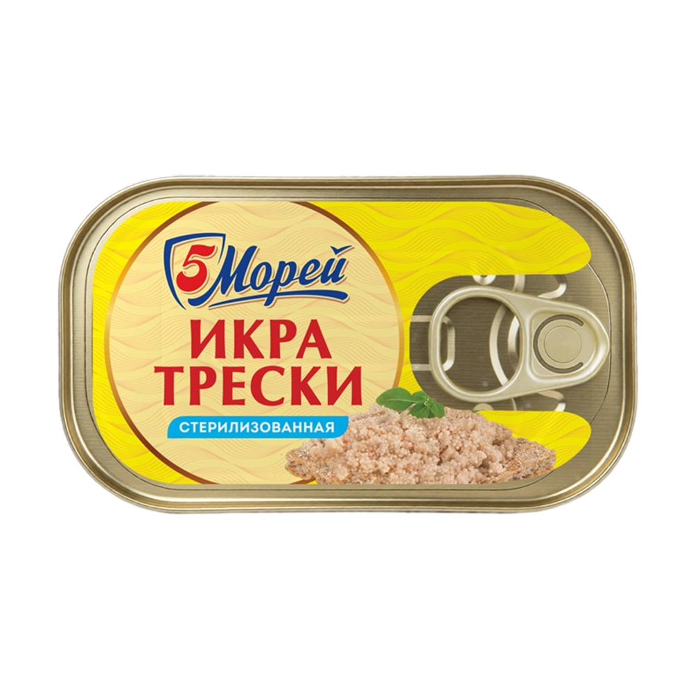 Cod caviar pacific sterilized 5 Morey 120g.