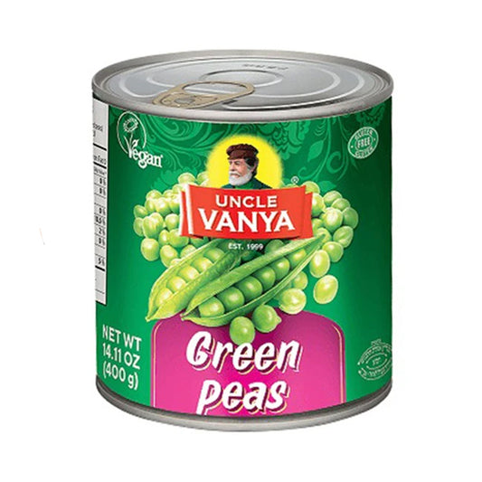 Canned green peas. Uncle Vanya 400 g