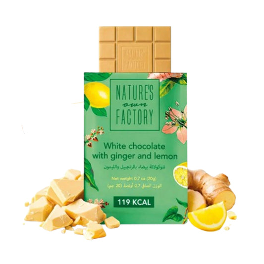 Гречишный шоколад с имбирем и лимоном Nature's own Factory (ОАЭ) 20г.
