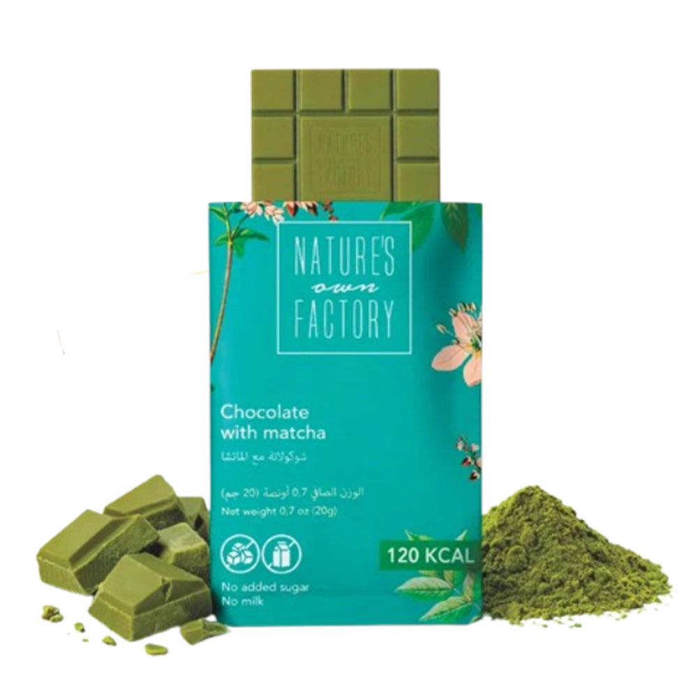 Гречишный шоколад с матчей Nature's own Factory (ОАЭ) 20г.