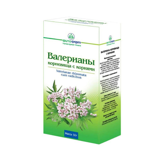 Валерианы корневища с корнями. Фитофарм 50 г