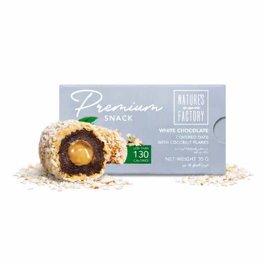 Финик в гречишном молочном шоколаде с кокосовой стружкой Nature's own Factory (ОАЭ) 30г.