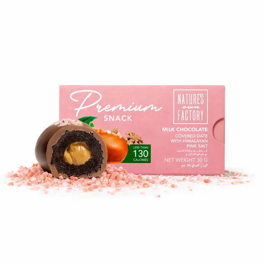 Финик в гречишном молочном шоколаде с гималайской солью Nature's own Factory (ОАЭ) 30г.