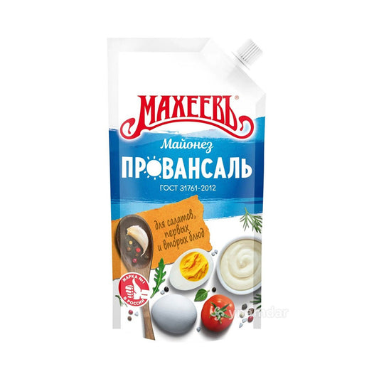 Provencal Mayonnaise, GOST 50.5%. Maheev, 190 g.