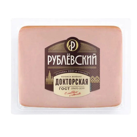 Колбаса варёная "Докторская" Рублёвский ≈400г.