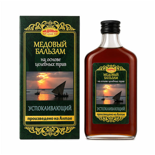 Honey Balm "Soothing" based on medicinal herbs "Altai Herbs" No. 1. Honey Edge 250ml
