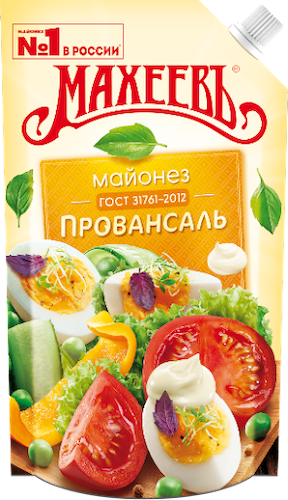 картинка Майонез Провансаль "Махеевъ" ГОСТ 67% 200мл – Prostor.ae