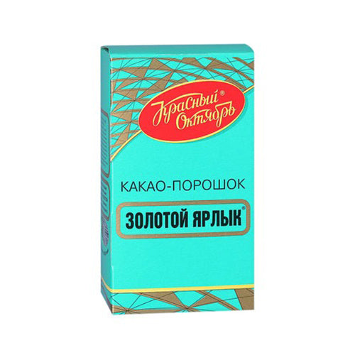 картинка Какао "Золотой Ярлык" растворимый. Красный Октябрь 100г – Prostor.ae