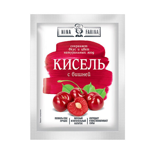 картинка Кисель с вишней "Nina Farina" 110г – Prostor.ae