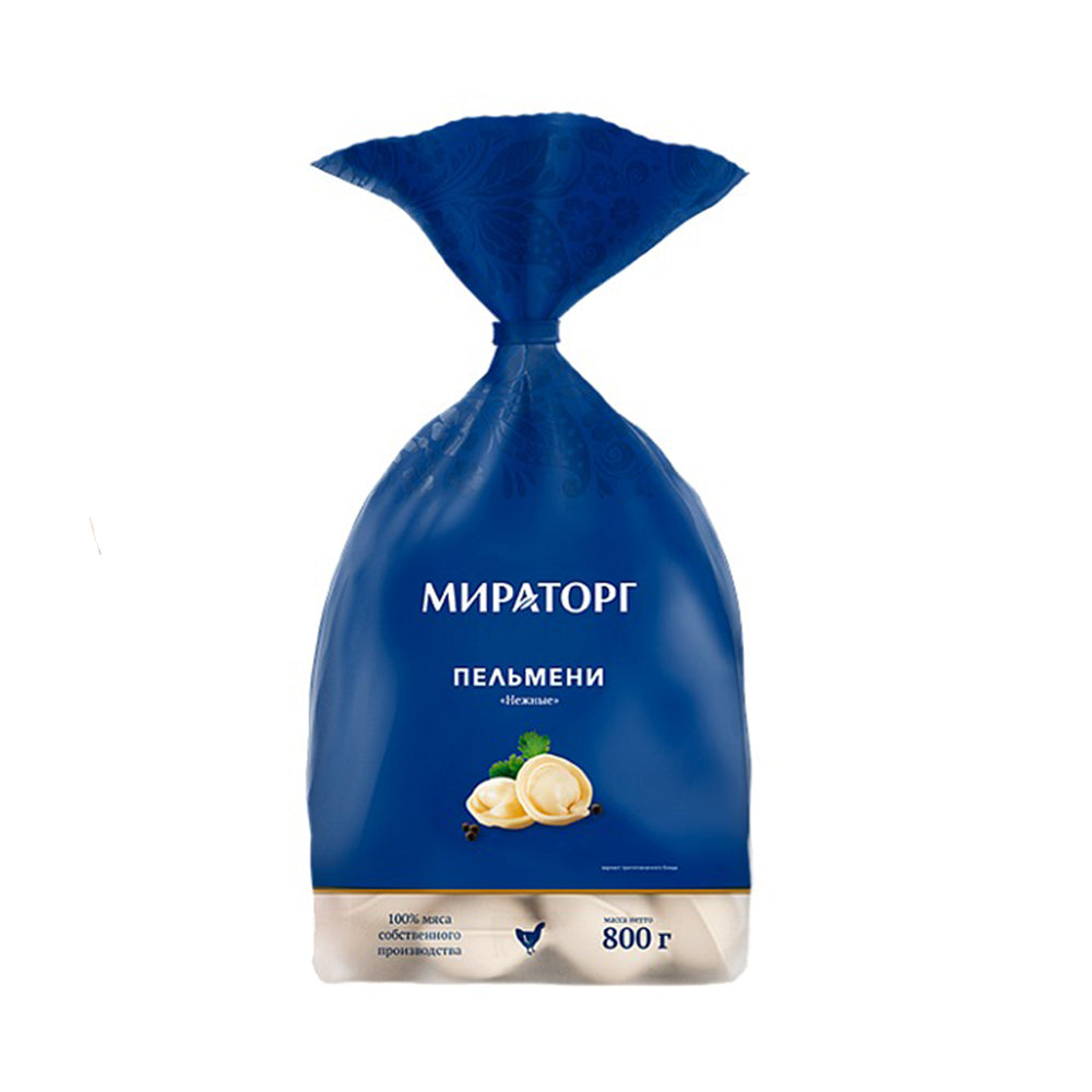 Пельмени из мяса птицы "Нежные" Халяль Мираторг 800г.
