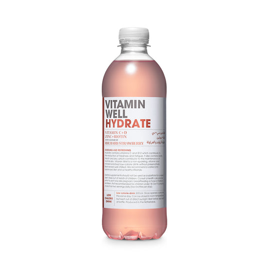 Низкокалорийный напиток негазированный "Hydrate". Vitamin Well 500 мл