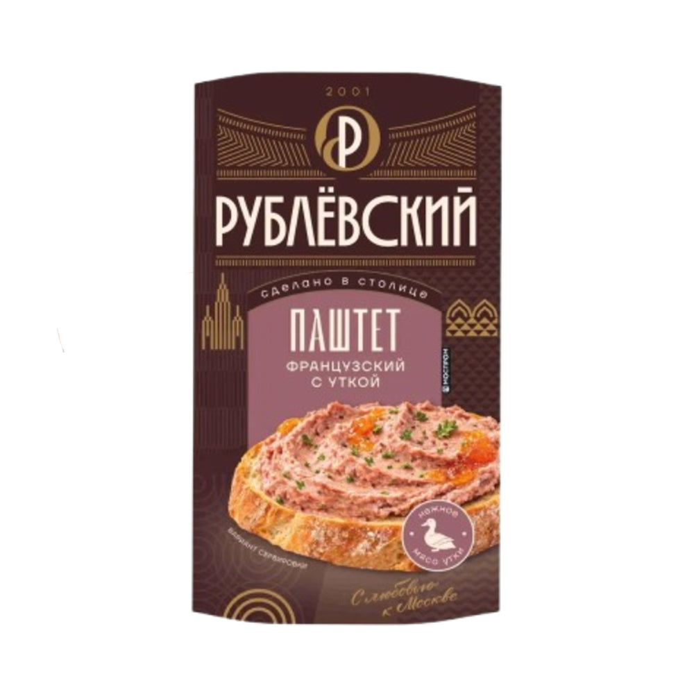 Паштет "Французский с уткой" Рублёвский 175г.