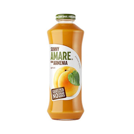 Абрикосовый сок прямого отжима с добавлением яблочного сока без сахара. Amare (Армения) 750 мл