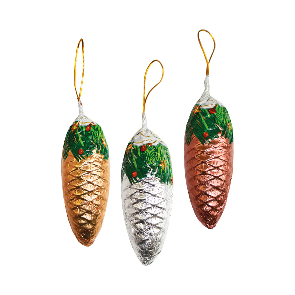 Шоколад темный новогодний "Шишка". Золотое правило 18 г (1 шт)