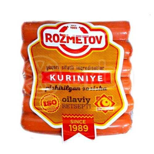 картинка Сосиски "Куриные" Халяль "Rozmetov" (Узбекистан) 400г – Prostor.ae
