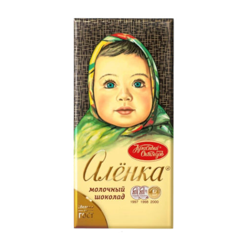 картинка Шоколадная плитка "Алёнка". Красный Октябрь 75г – Prostor.ae