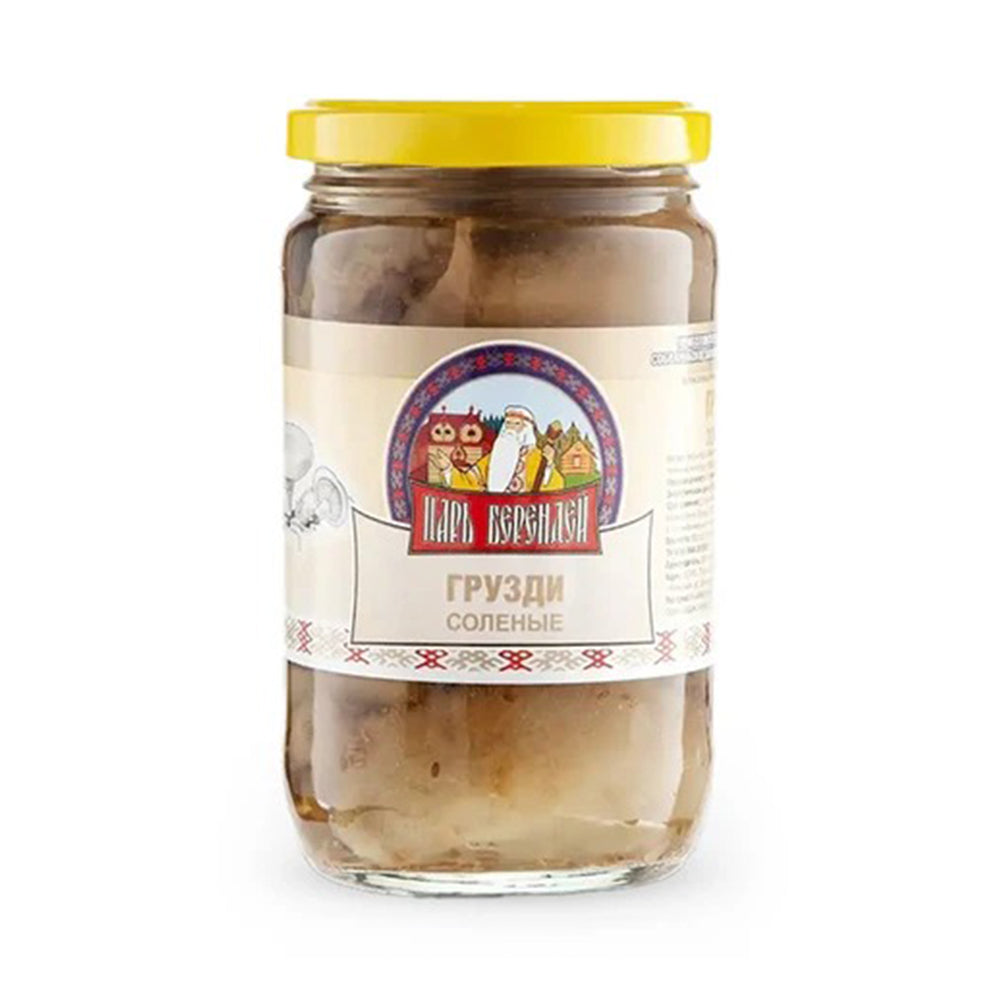 Salted milk mushrooms. Tsar Berendey 350 g