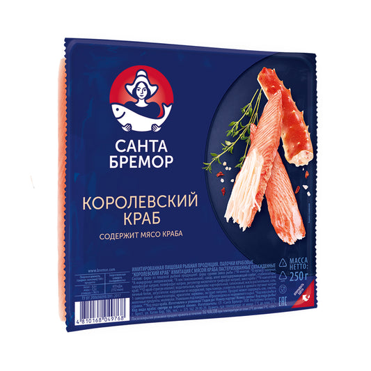 Crab sticks "King crab". Santa Bremor 250g
