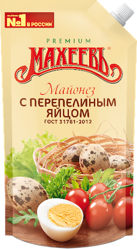 картинка Майонез с перепелиным яйцом "Махеевъ" ГОСТ 67% 200мл – Prostor.ae