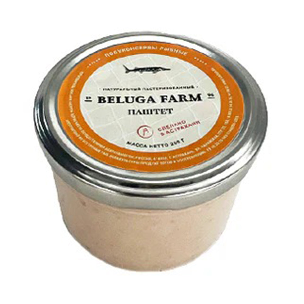 Sturgeon fish pate "Natural" Beluga Farm 200g